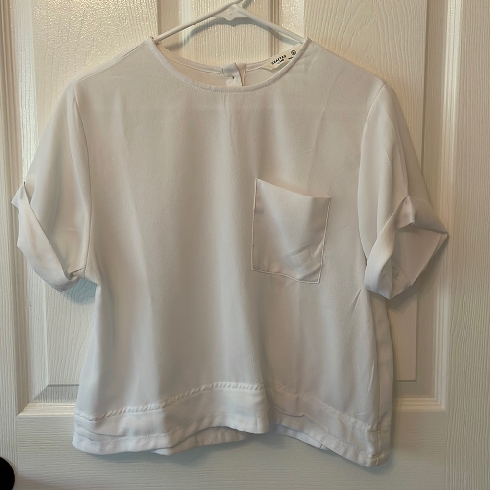 Crafted by Lee boxy-fit pocket top